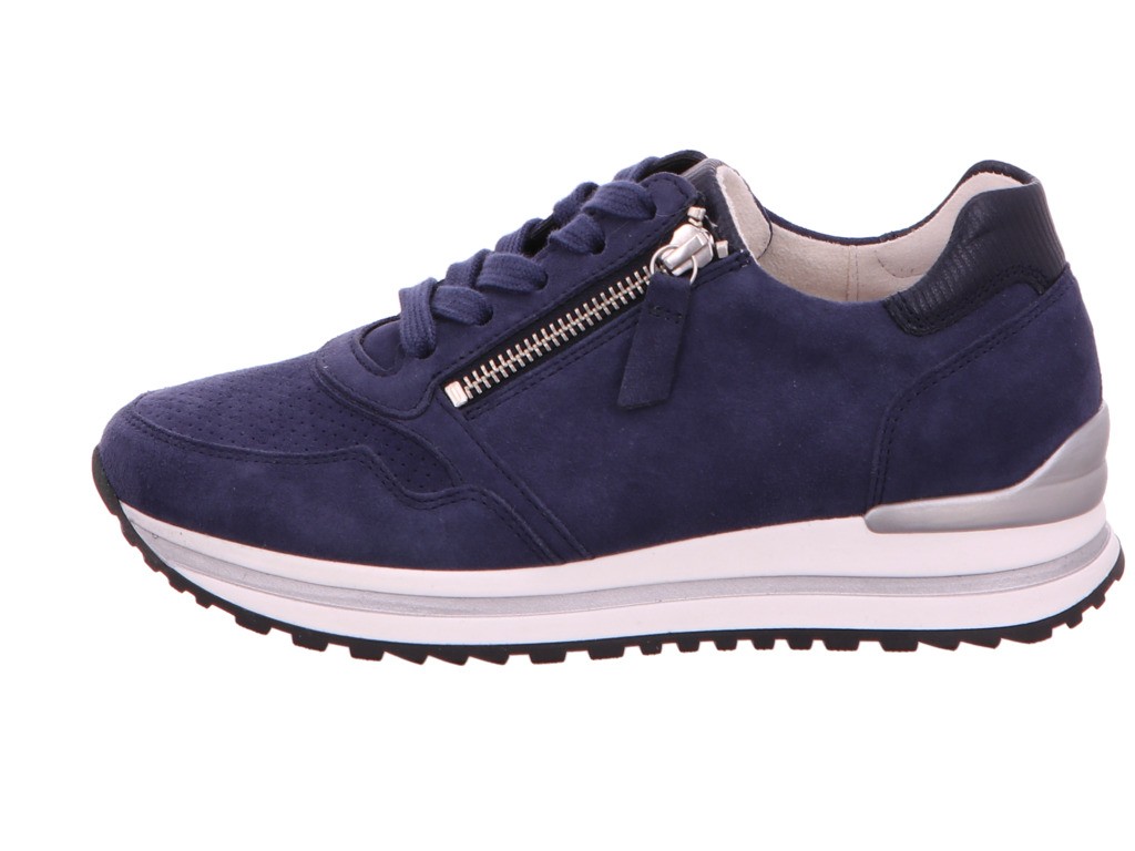 GABOR Freizeit Schnürer blau Gabor Comfort Sneaker low 46.528.26 blau