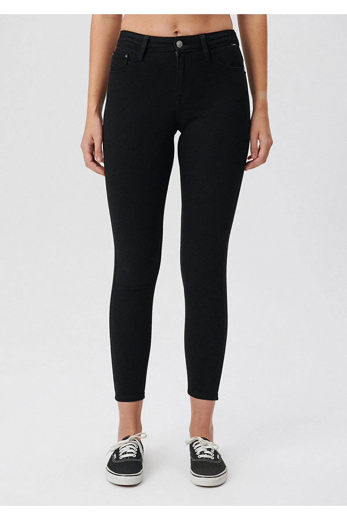 Mavi  Tess M Girly Jet Black Jeanshose 100328-35252