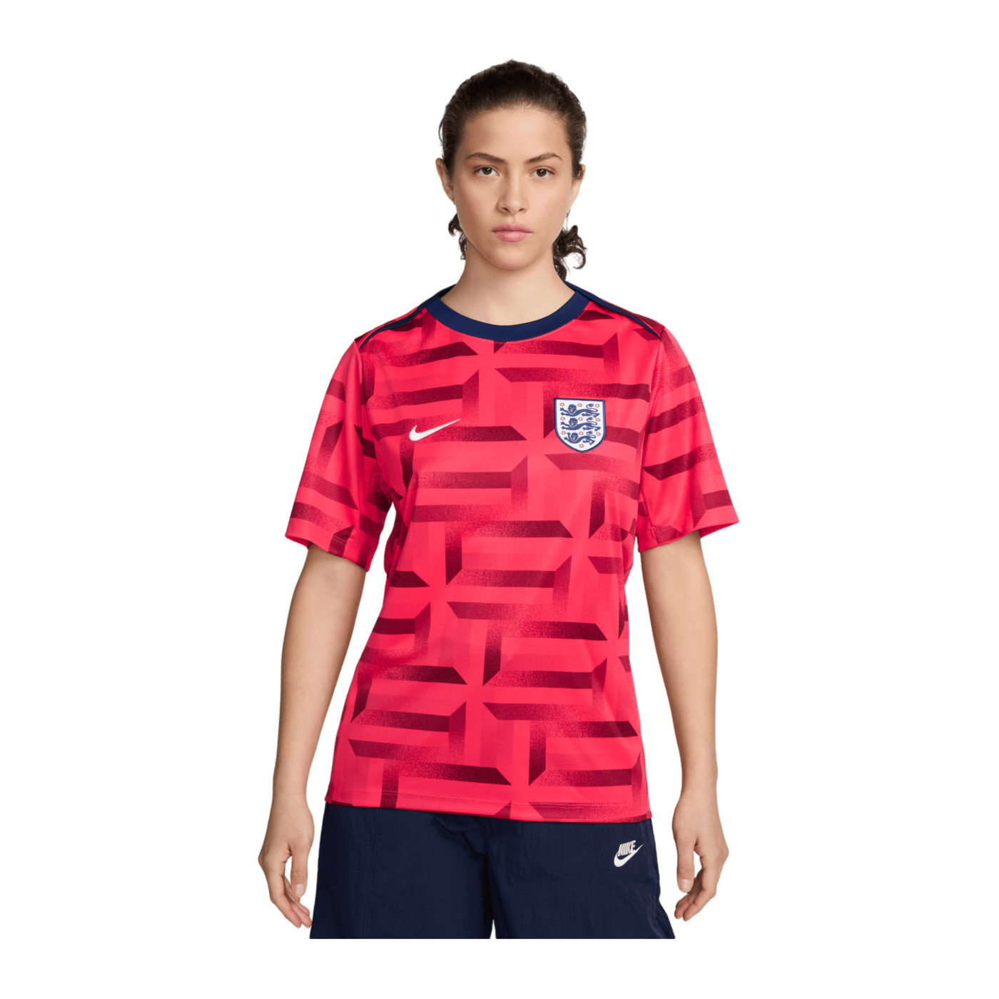 Nike England Prematch Shirt EM 2024 Rot F660
