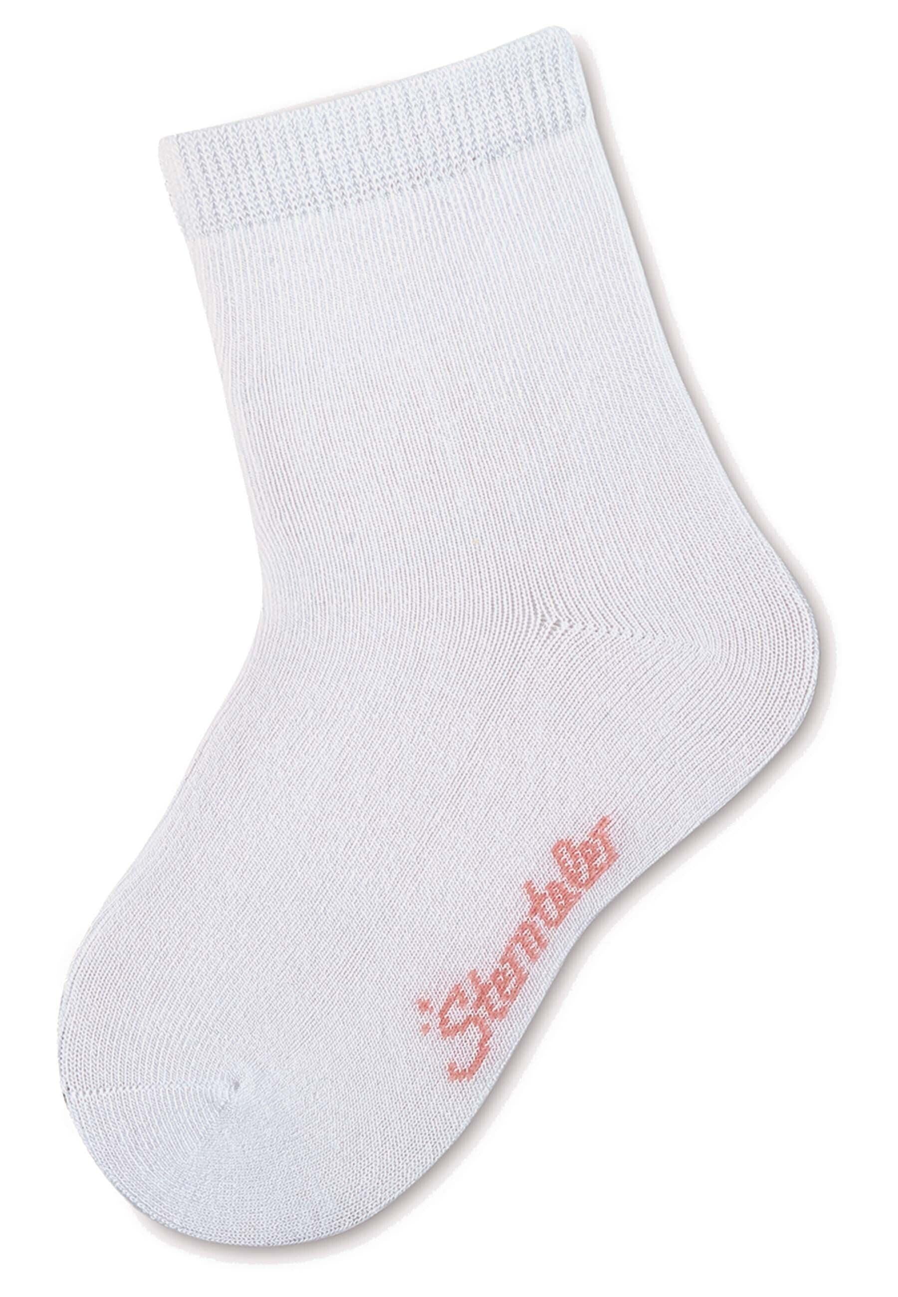 Socken 3er-Pack uni Bambus, verschiedene Farben