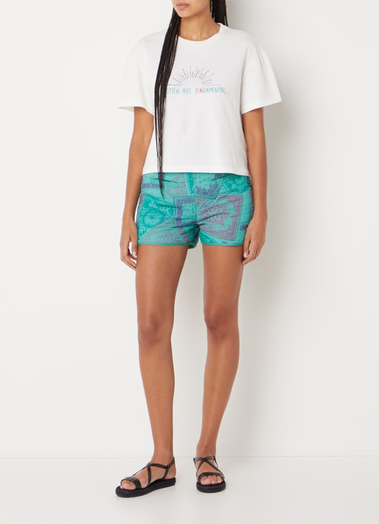 ba&sh Gabano T-shirt with embroidery