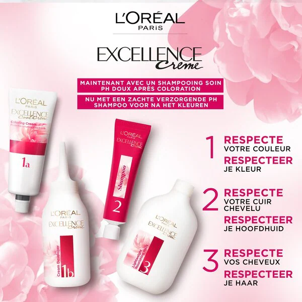 L'Oréal Paris Excellence Crème 6 sötét szőke tartós hajfesték