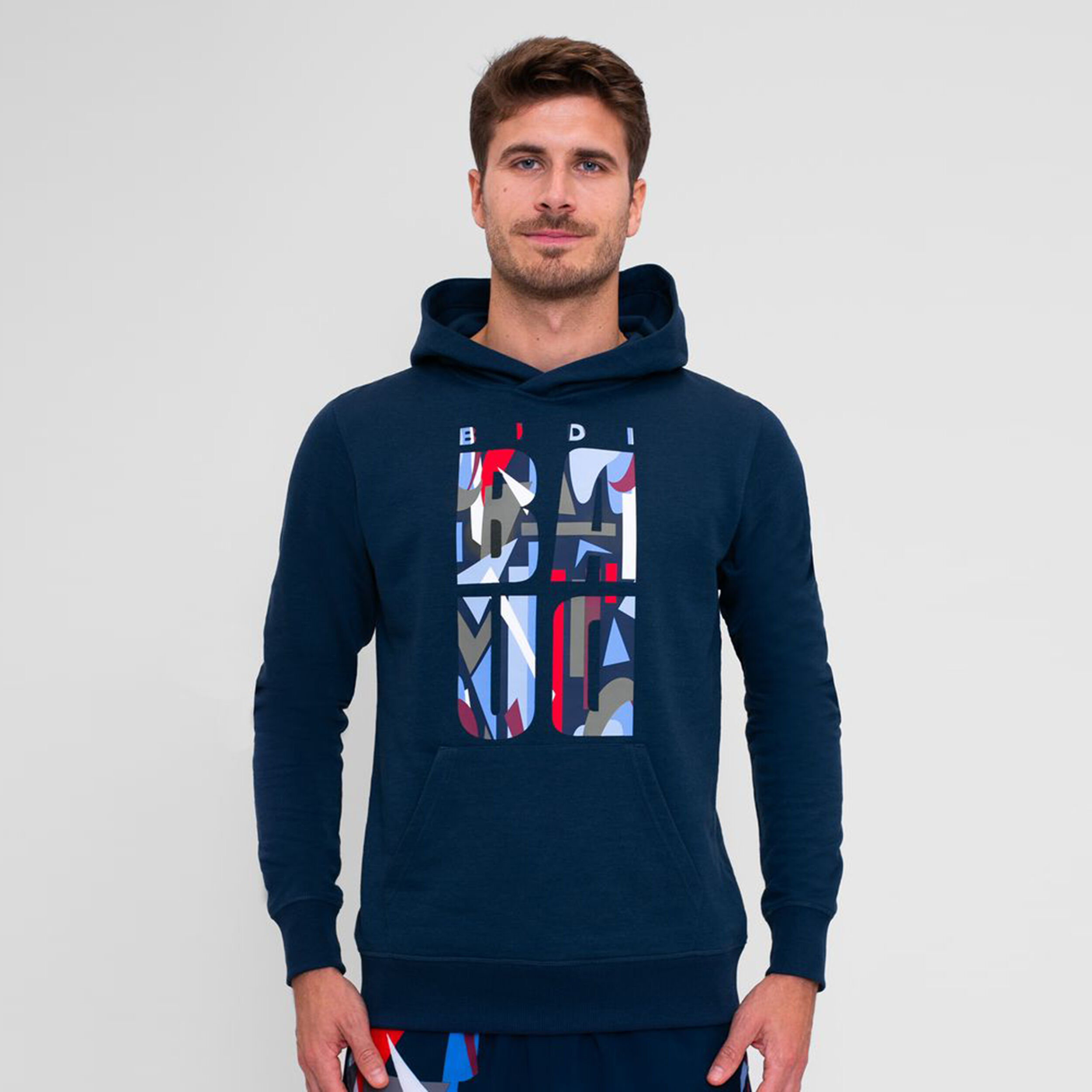 New York 2024 Logo Chill Hoody Herren - Dunkelblau, Mehrfarbig
