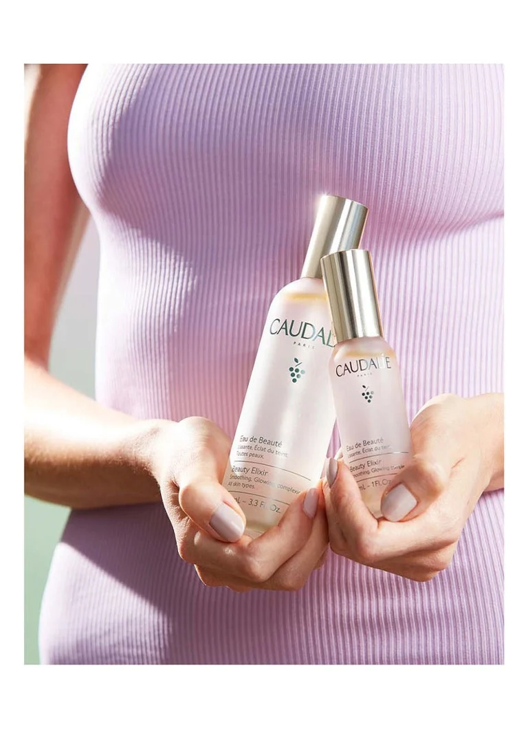 Caudalie Beauty Elixir – 2-in-1 Pflegespray für Gesicht und Make-up: Pflegender Gesichtsspray & Fixierspray