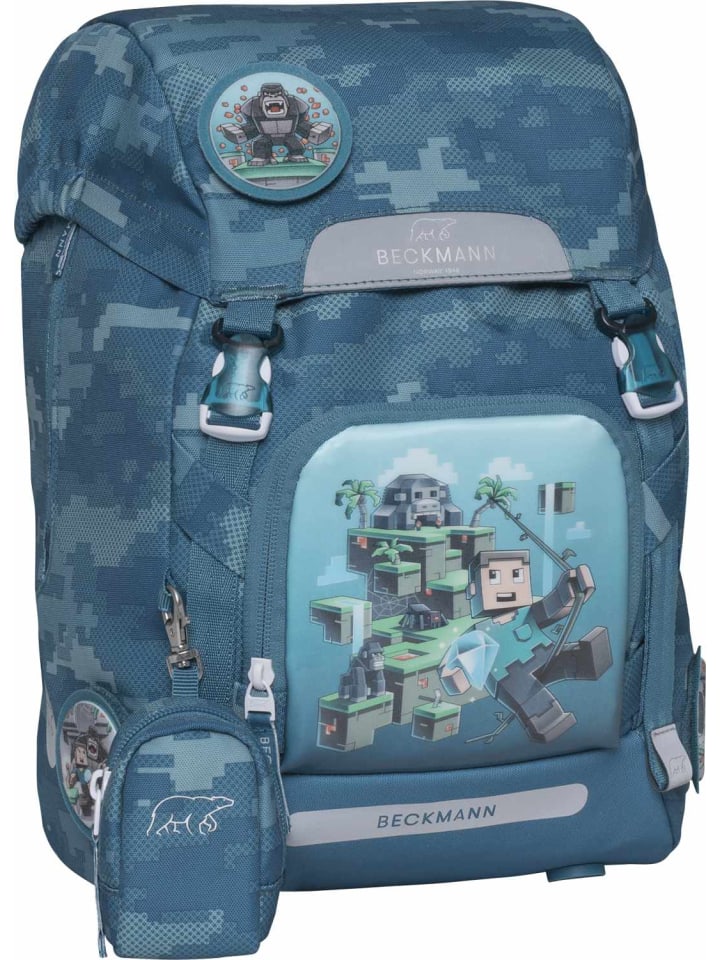 BECKMANN Beckmann Schulranzenset Classic 22 - 6-Tlg. Set Jungle Game günstig kaufen onesize