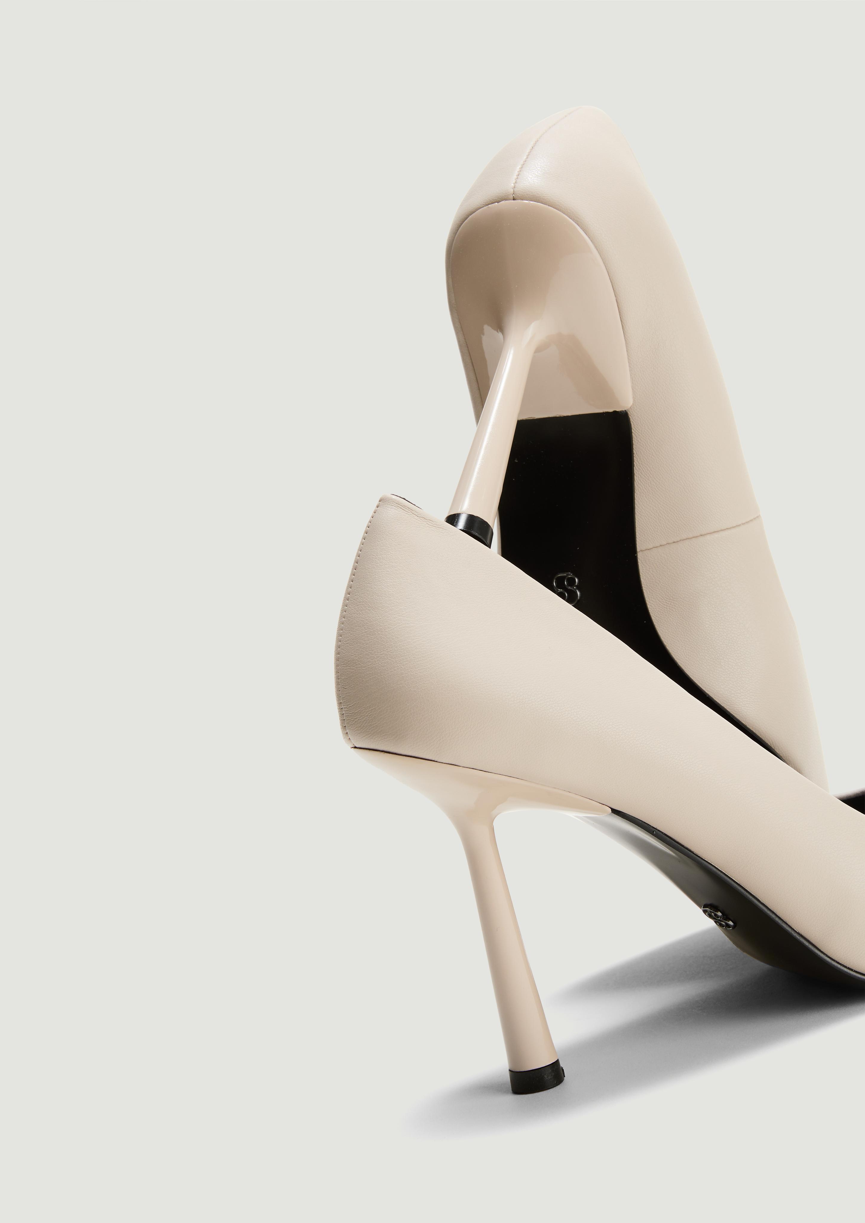 Pumps in Glattleder-Optik  1126007-345
