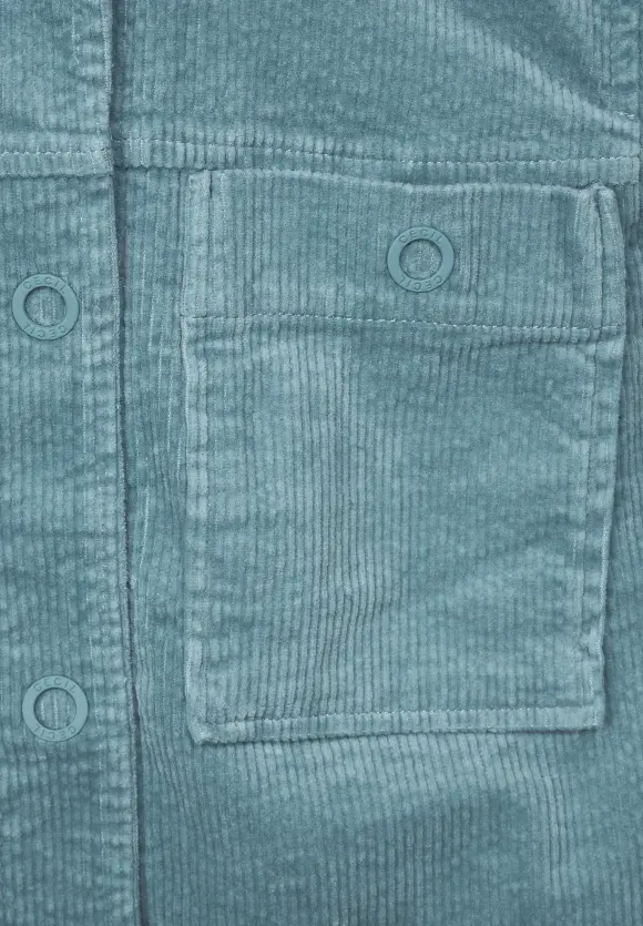 CECIL Cordjacke mit Hemdkragen