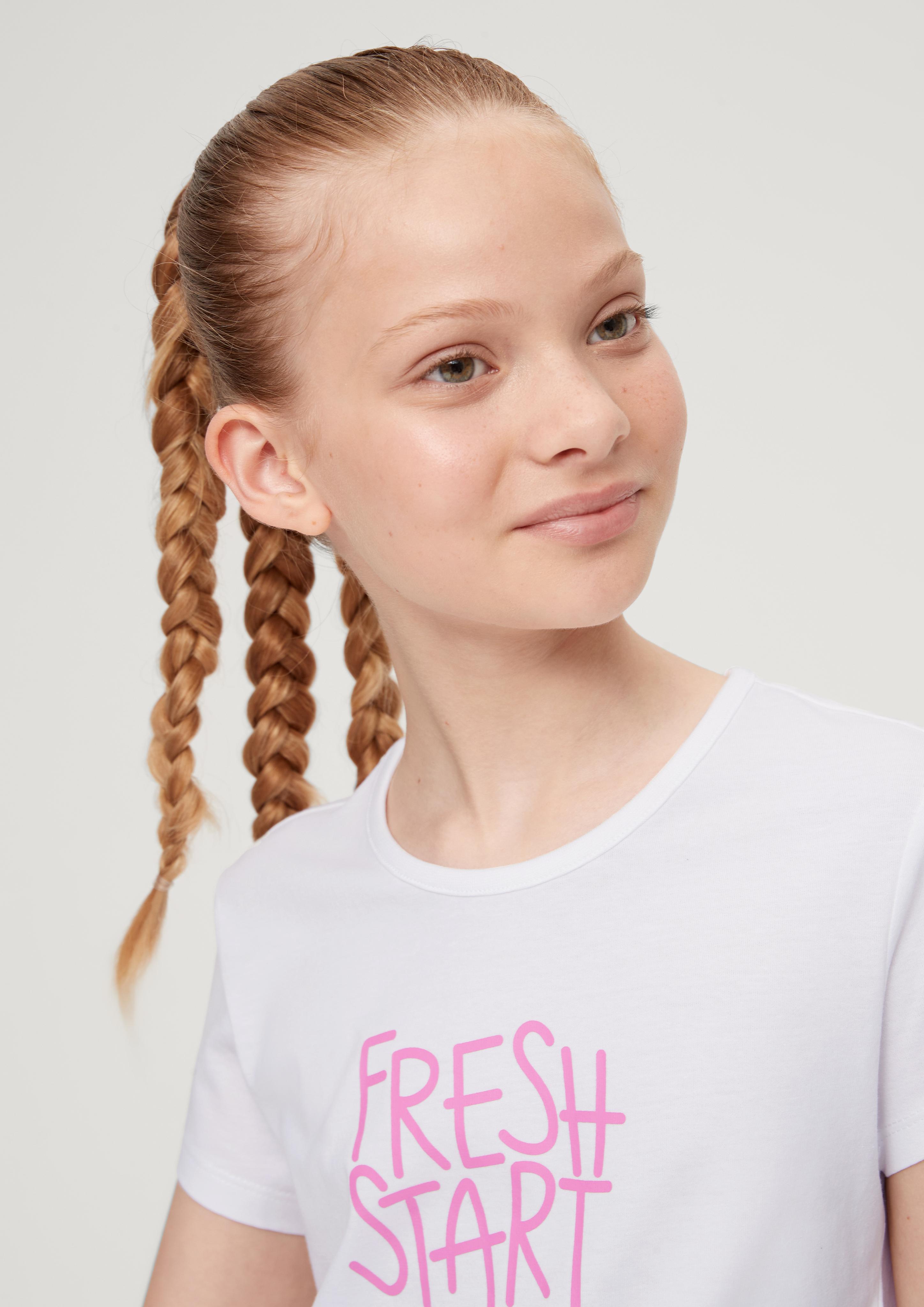 T-Shirt mit Statementprint  2130423-0100