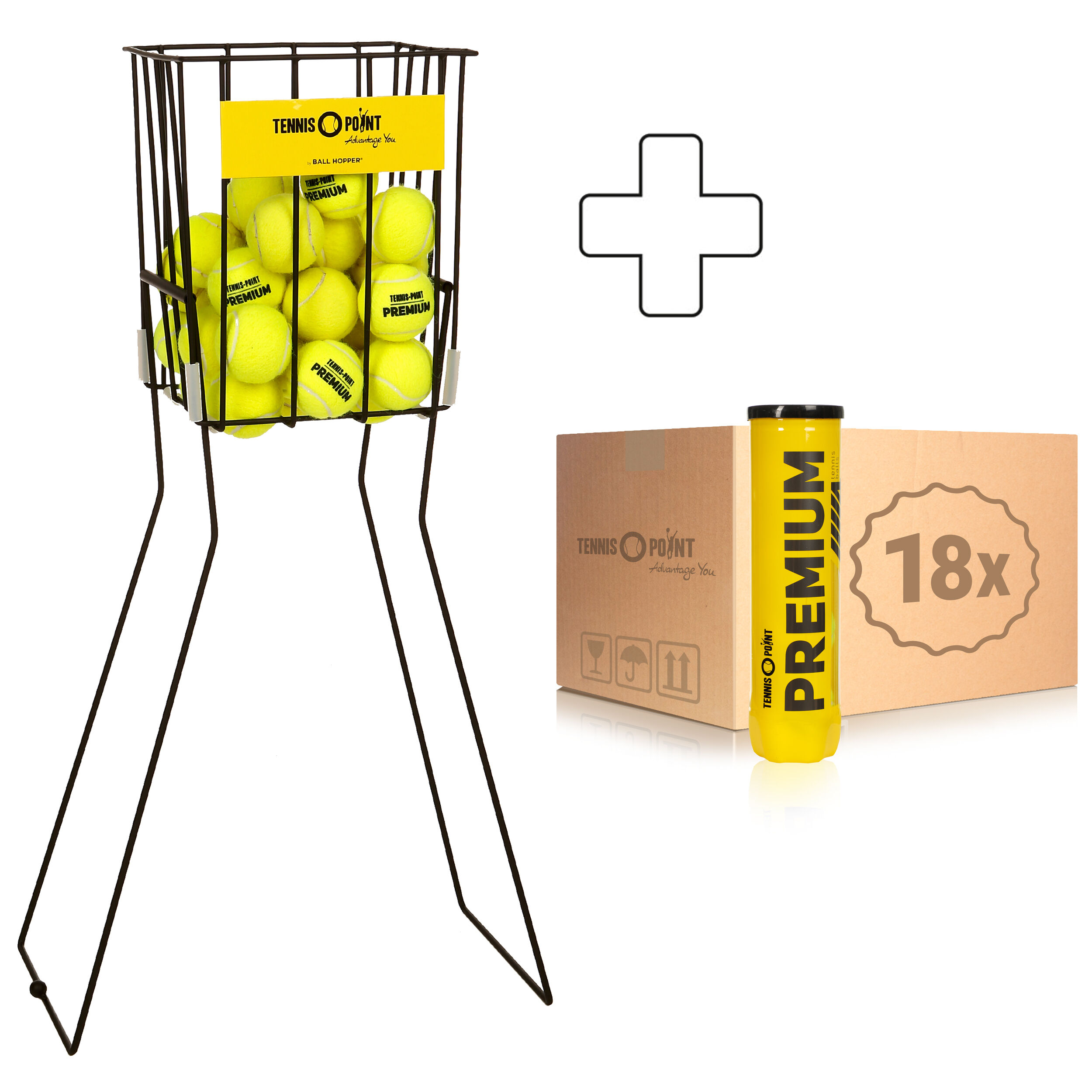 Premium 18x 4er Dose Plus Ballkorb
