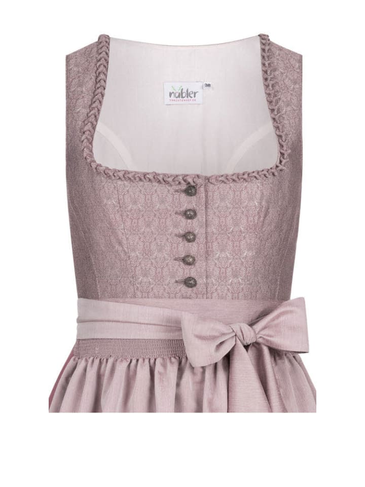 Nübler Dirndl lang Adele in Altrosa günstig kaufen