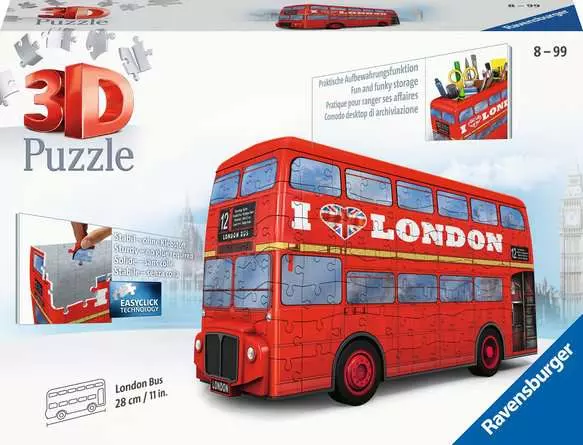 3D Puzzle London Bus