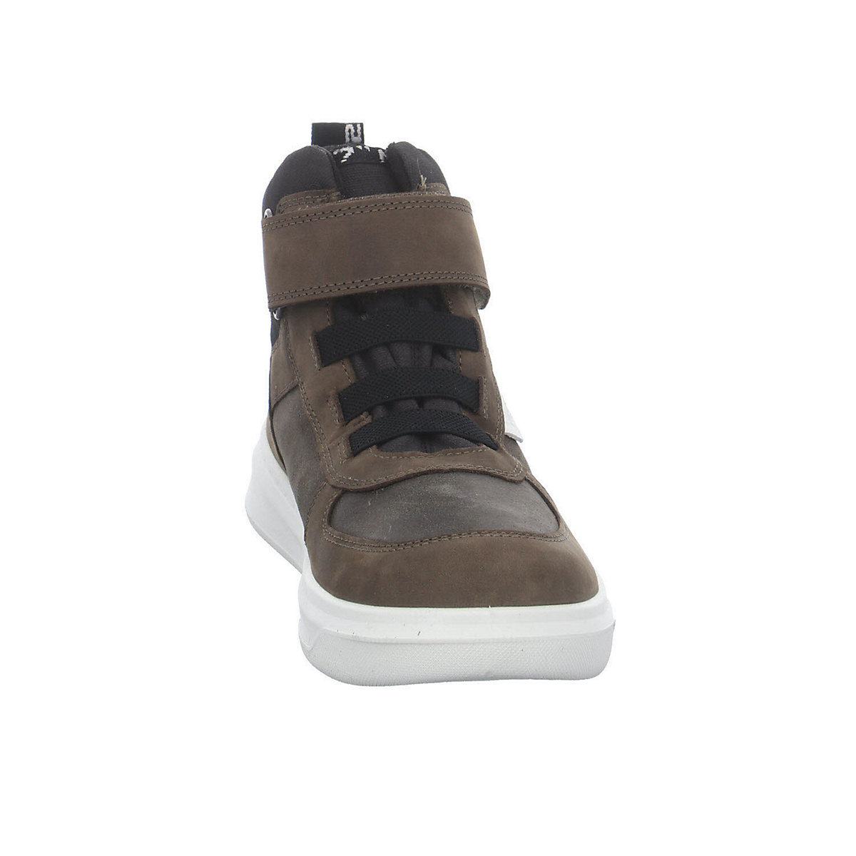 Jungen Schnürhalbschuhe Cosmo Boots Kinderschuhe Lederkombination uni Outdoorschuhe
