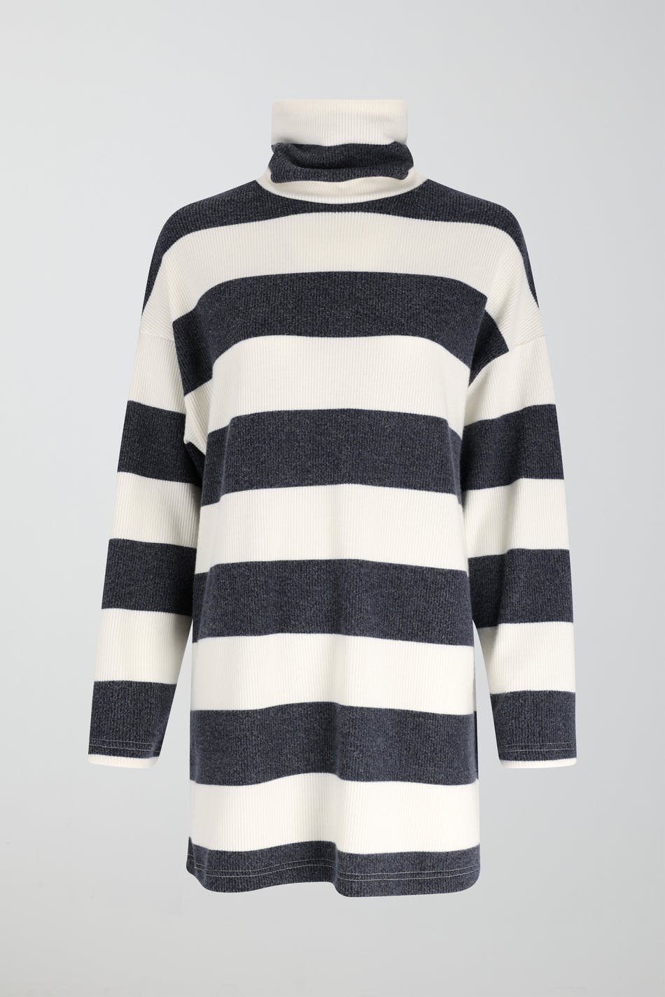 Rib polo dress