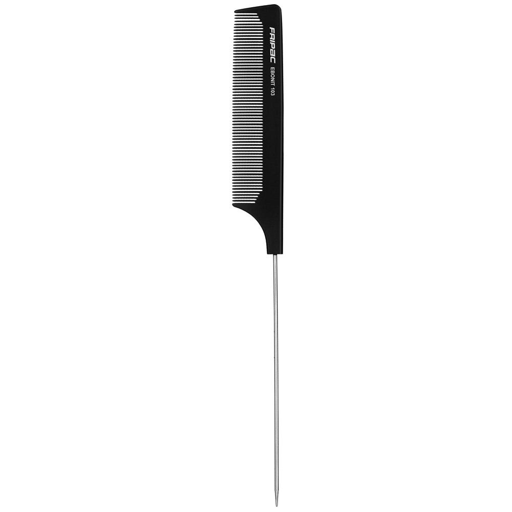 Fripac-Medis Matt Black 103 Nadelstielkamm Fein 24cm