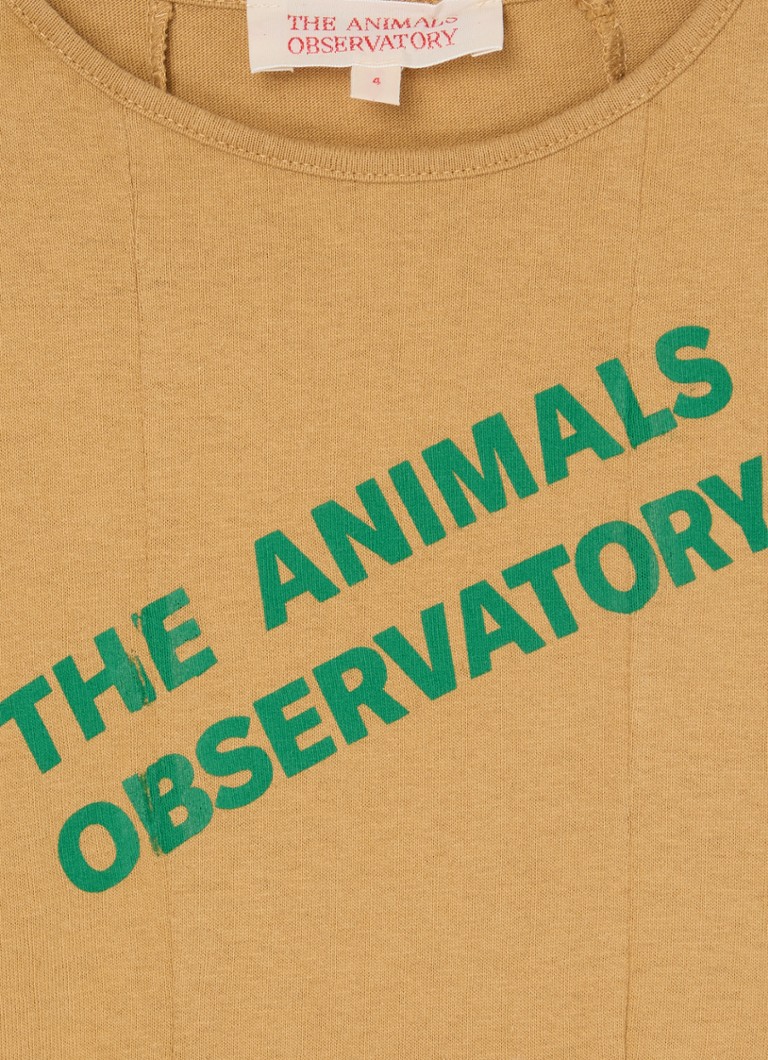 Sukienka dzianinowa z nadrukowanym logo przedstawiającym morsa z Animal Observatory.