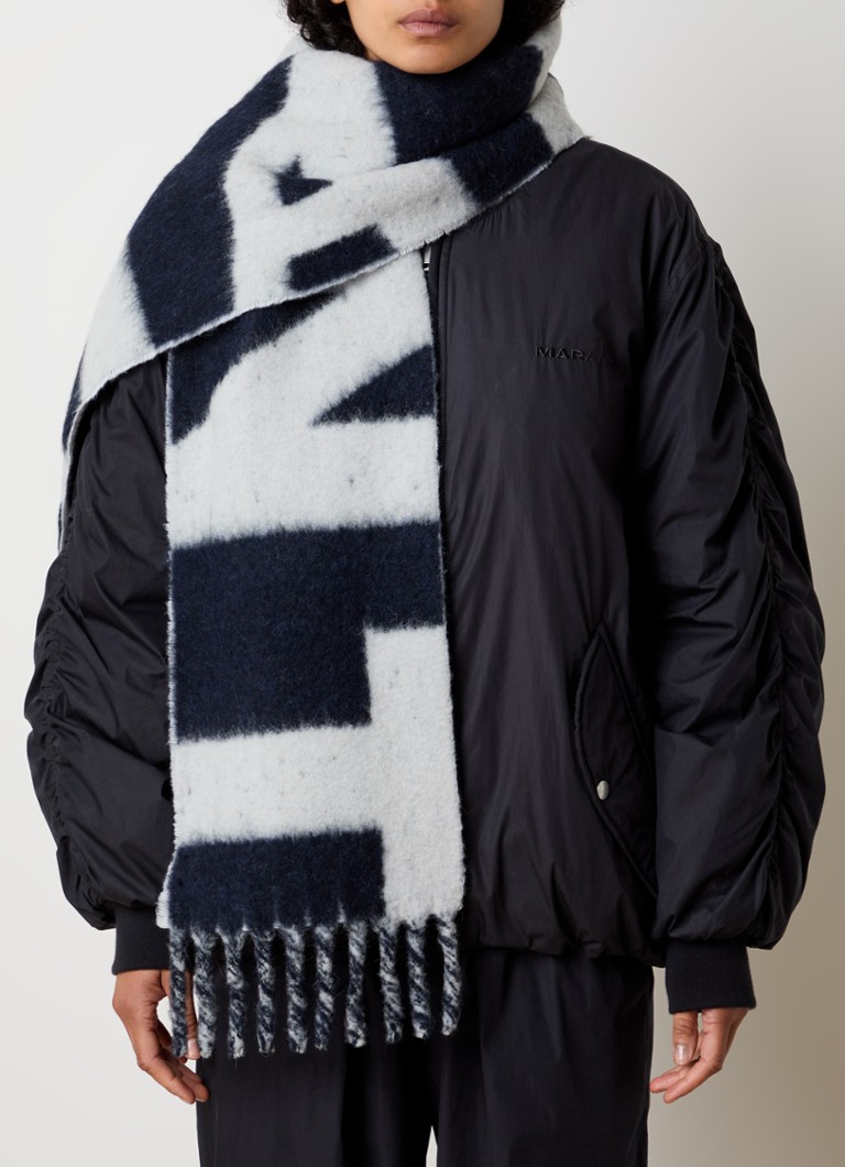 Isabel Marant  Loliana sjaal in alpaca wolblend 180 x 25 cm