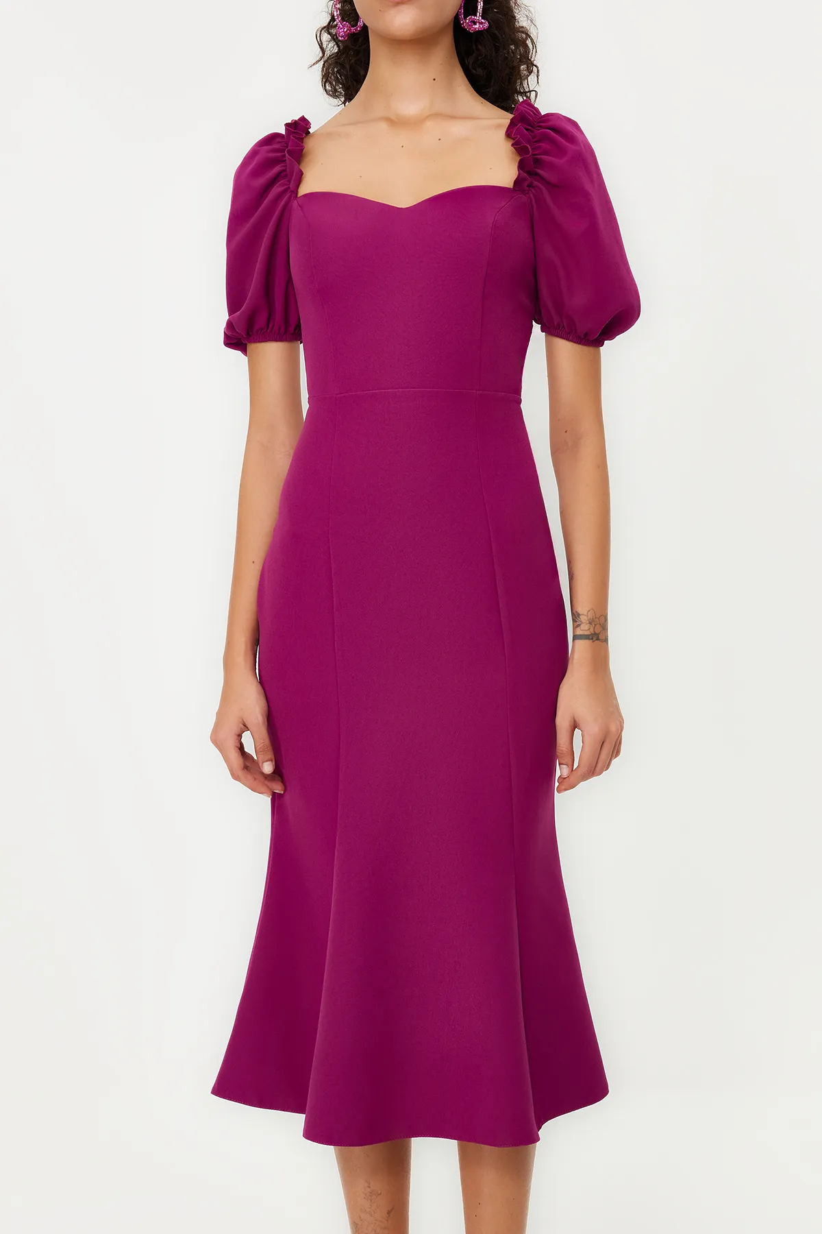 Trendyol Collection  Stilvolles lila Abendkleid