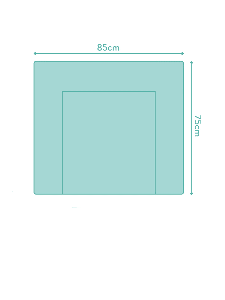 fillikid Wickelauflage Softy 75 x 85 cm Exklusiv in Rainbow Beige günstig kaufen onesize