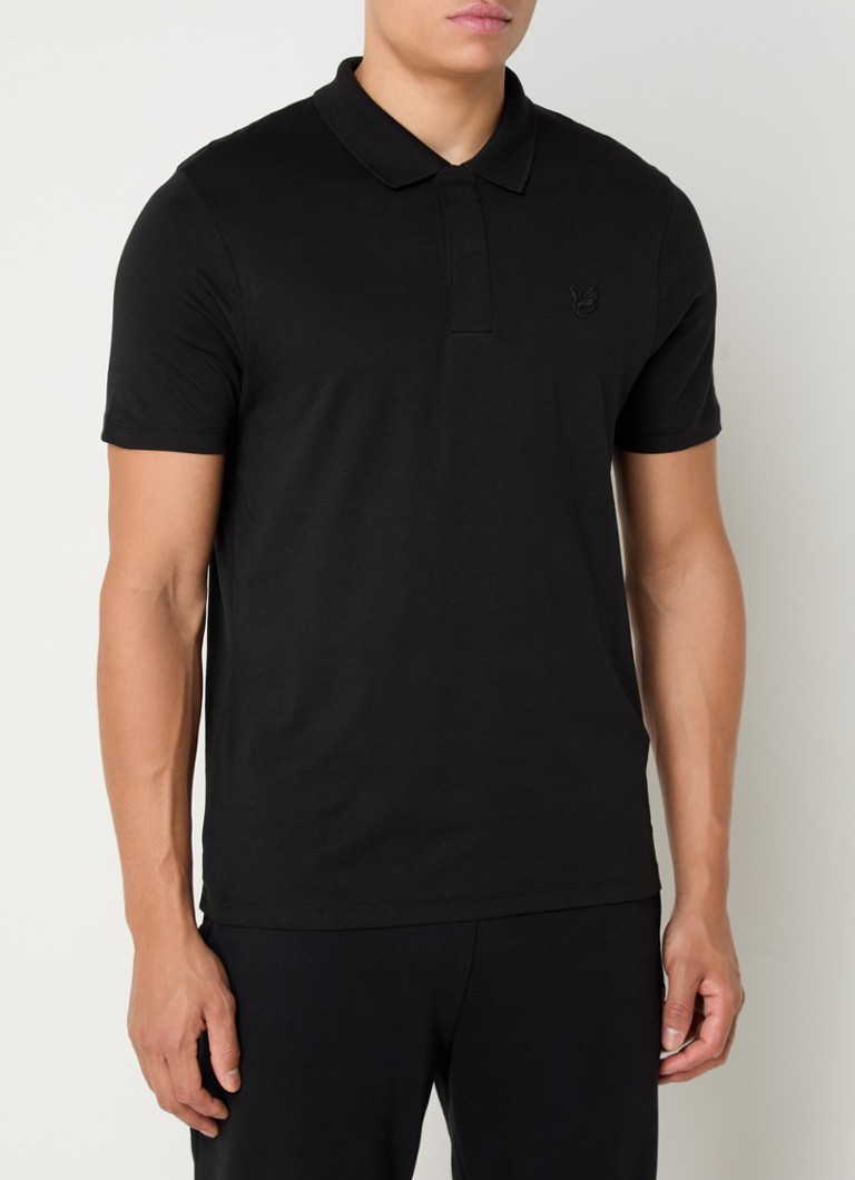 Lyle & Scott Tonal normál szabású póló logós hímzéssel