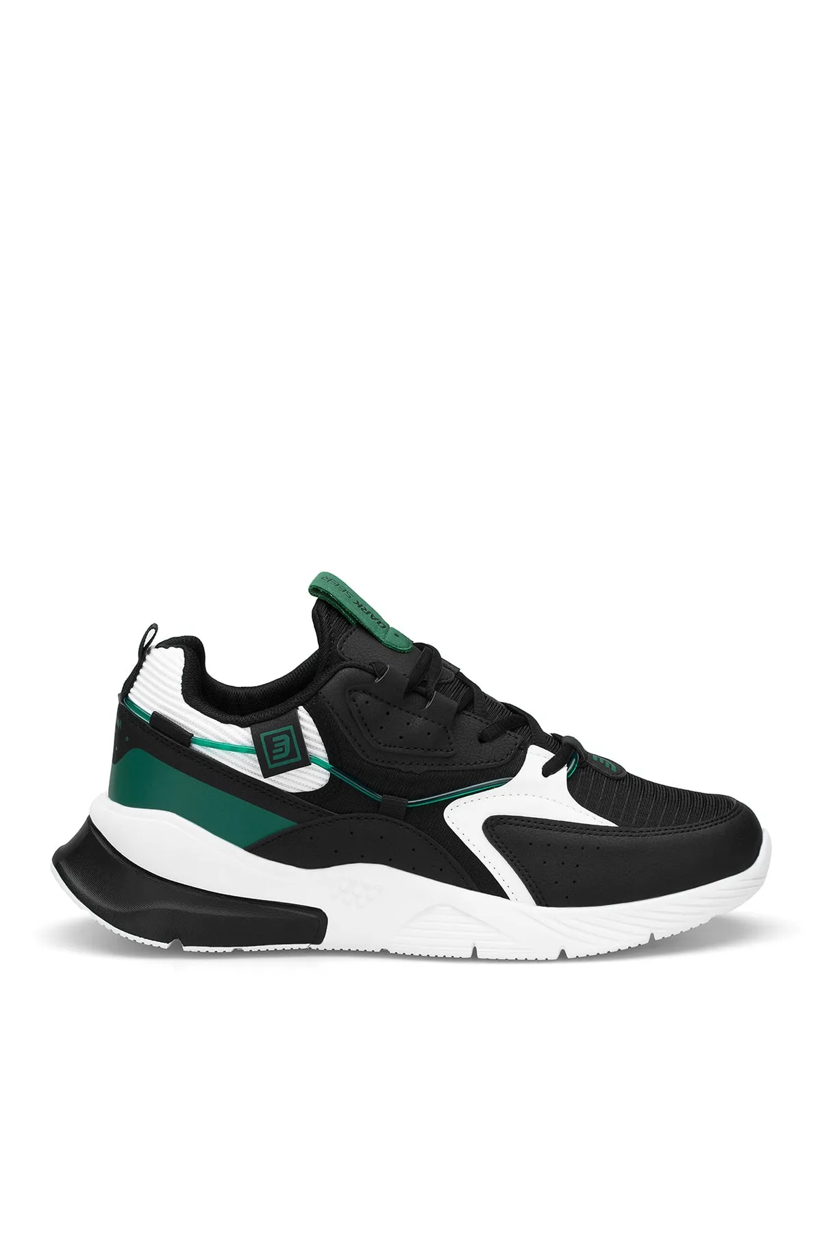 DARK SEER  Schwarz-weiß-grüner Unisex-Sneaker