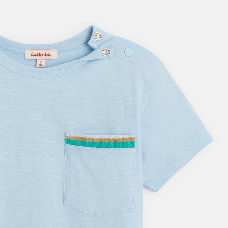 T-shirt bébé garçon bleu Catimini
