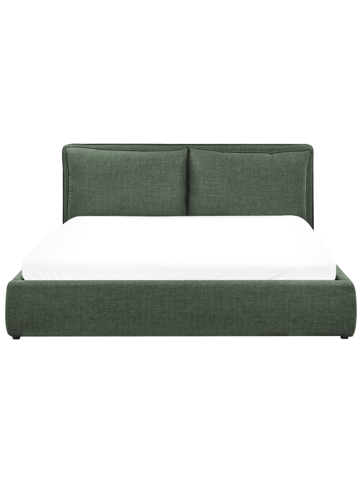Beliani Doppelbett BAJONNA in Grün - (W) 204 x (H) 102 x (L) 235 cm günstig kaufen onesize