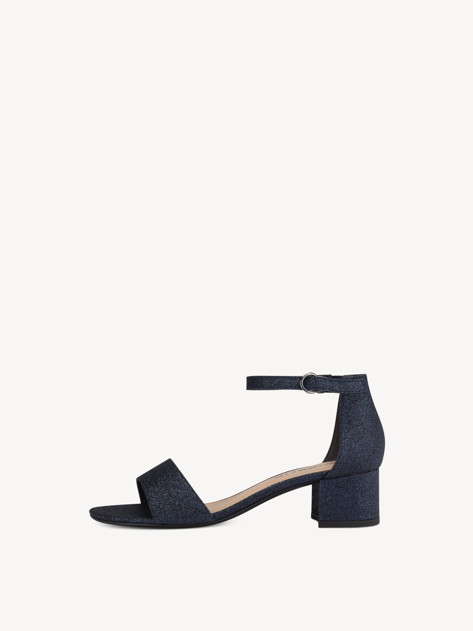 Sandale à talon - bleu