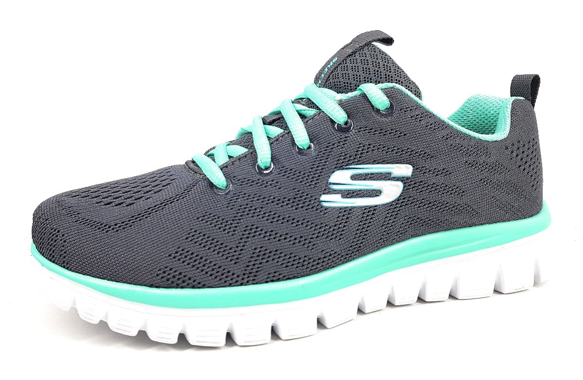 Skechers Graceful 12615 Grau CCGR charcoal/ green