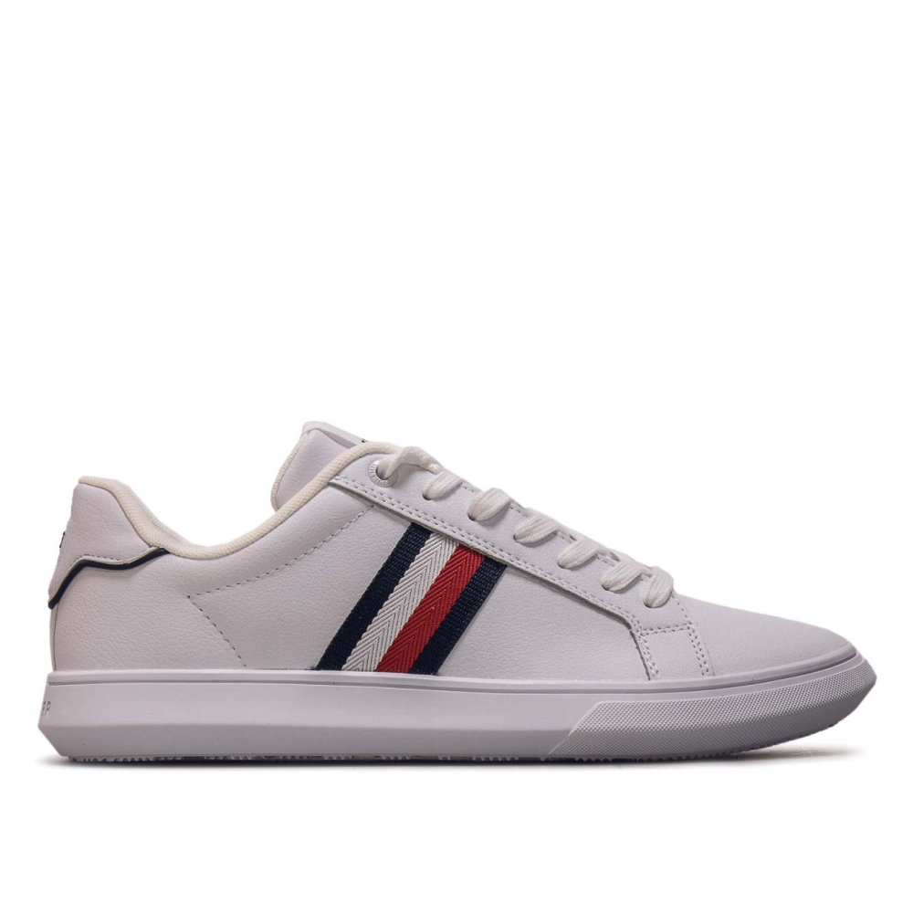 Tommy Hilfiger Corporate Leather Cup FM0FM04732 YBS / weiss