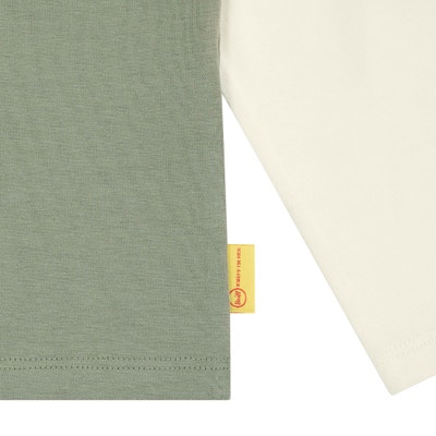 T-Shirt langarm, dunkelgrün für Jungs