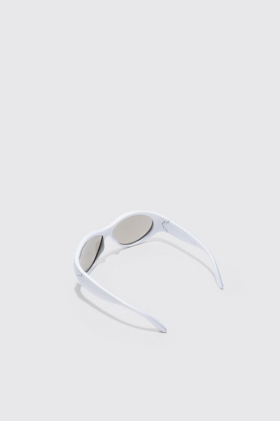 Verspiegelte Racer-Sonnenbrille