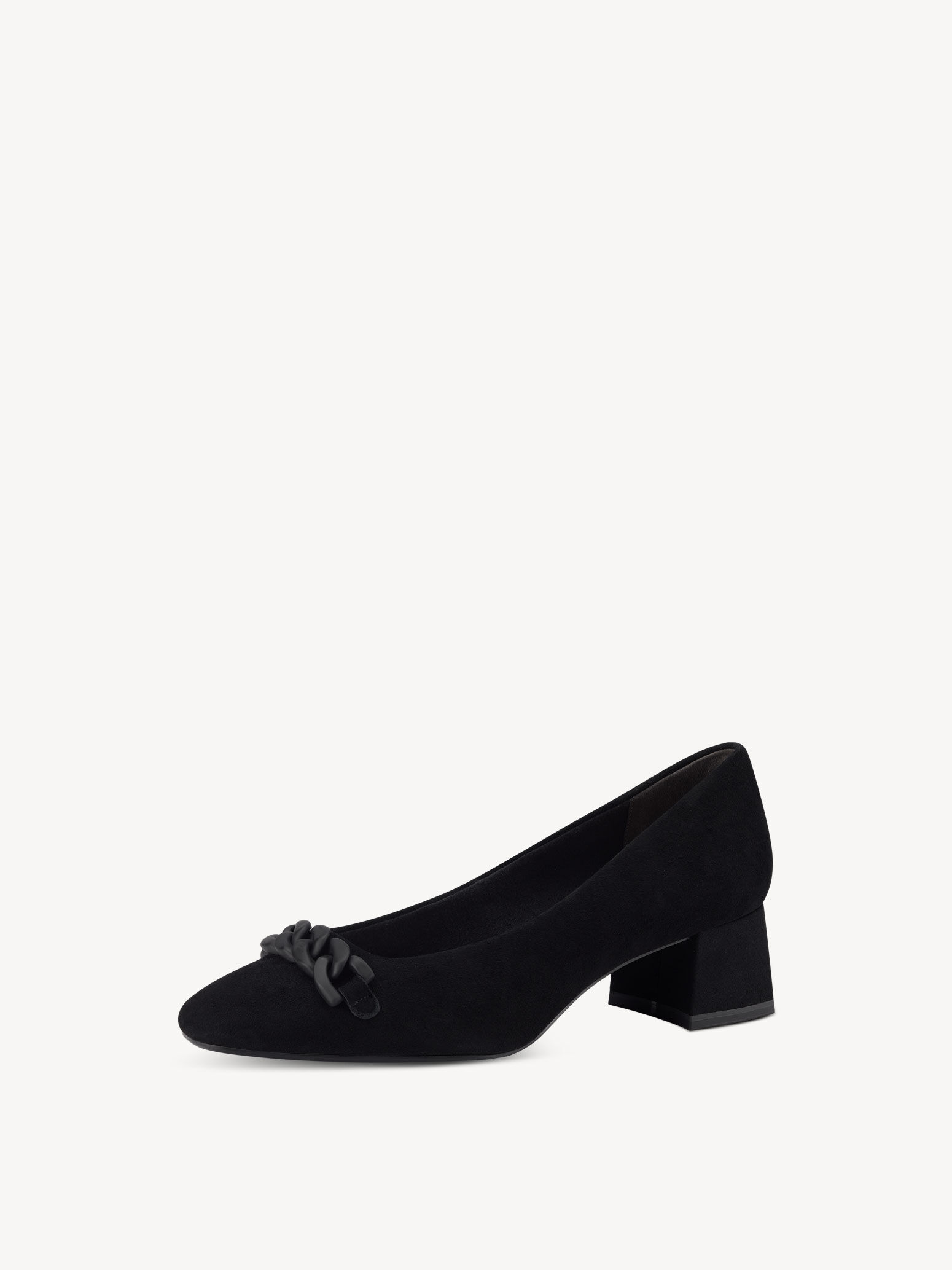 Escarpin en cuir - noir