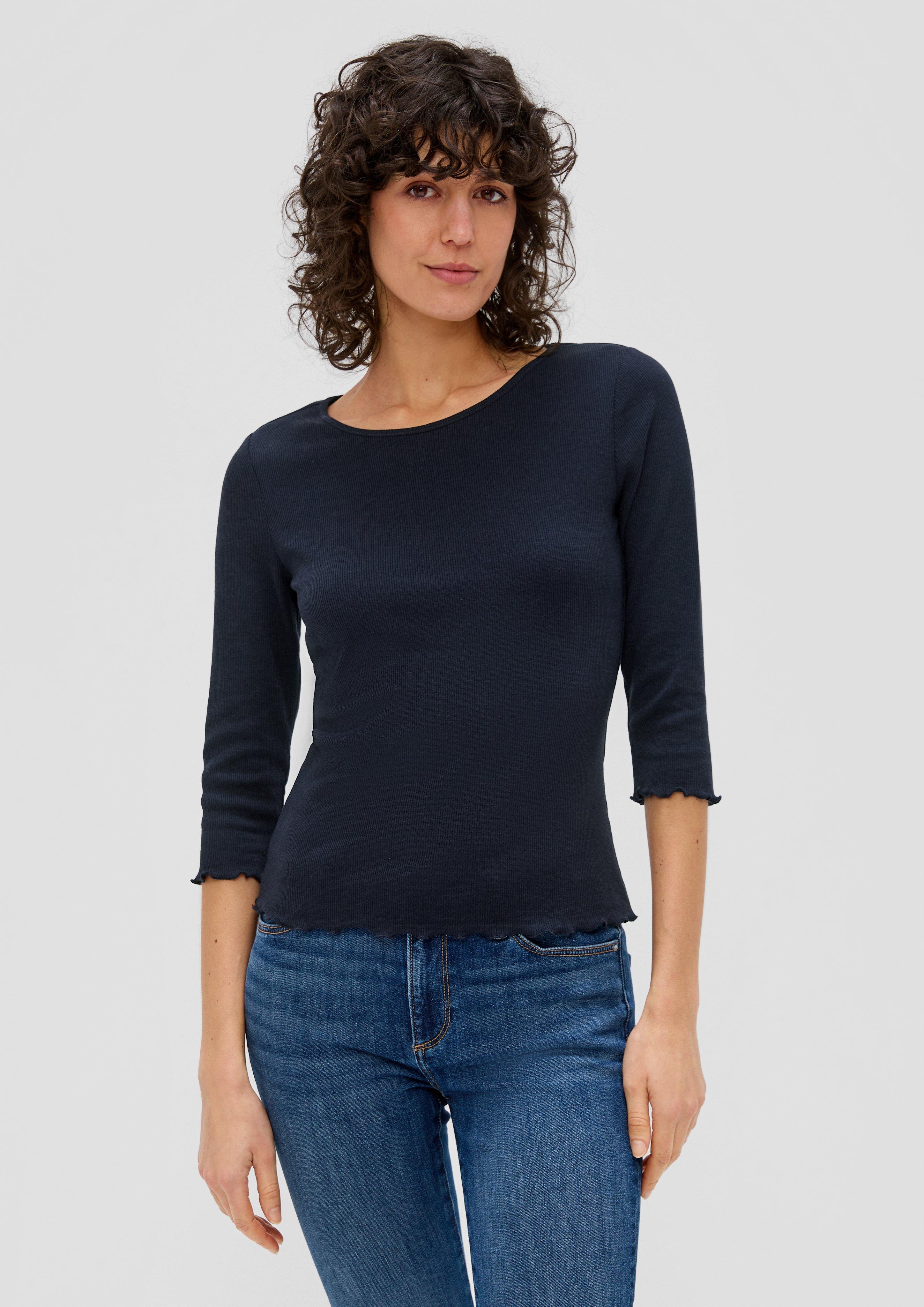3/4-Ärmel-Shirt mit Rollsaum  2157735-5959