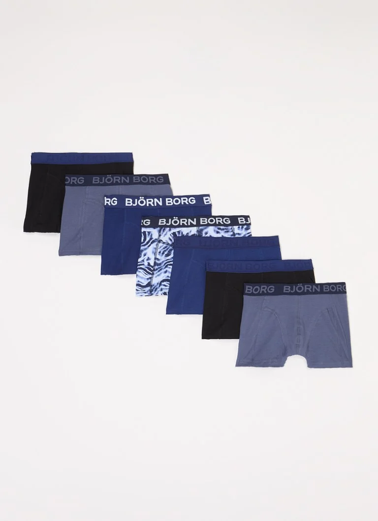 Pantaloni scurți boxer cu logo-ul Björn Borg, 7 buc.