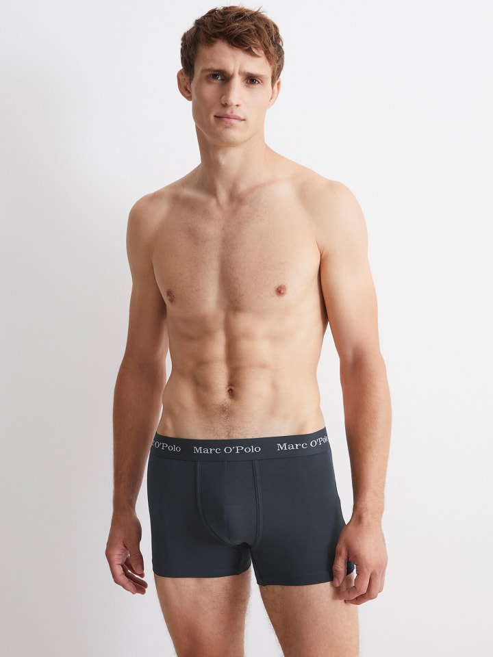 Marc O'Polo Trunk Essentials in dark navy, nordic grey melange günstig kaufen S