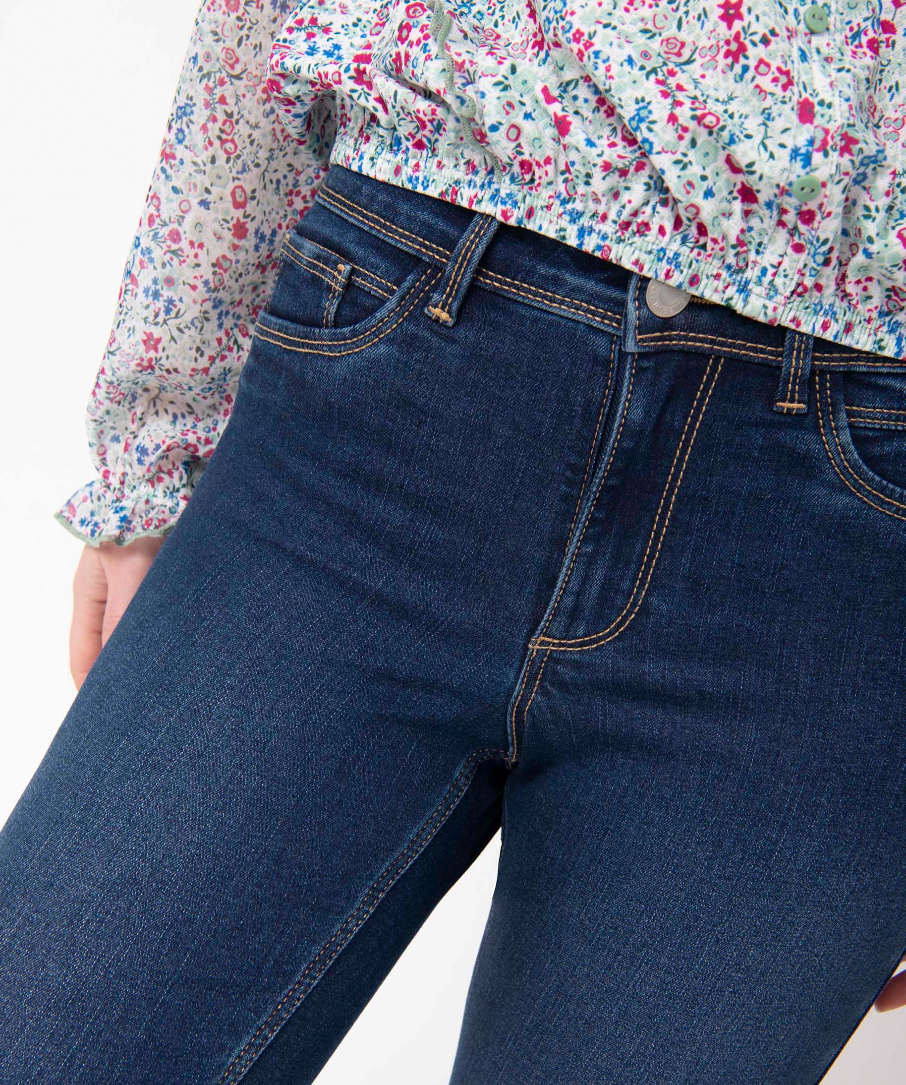 Jegging femme taille haute brut | GEMO