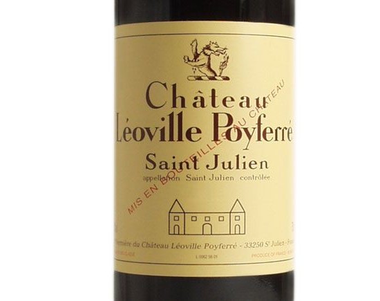 Château Leoville Poyferre Rouge 2001, Second Cru Classé En 1855 Bordeaux Saint-Julien
