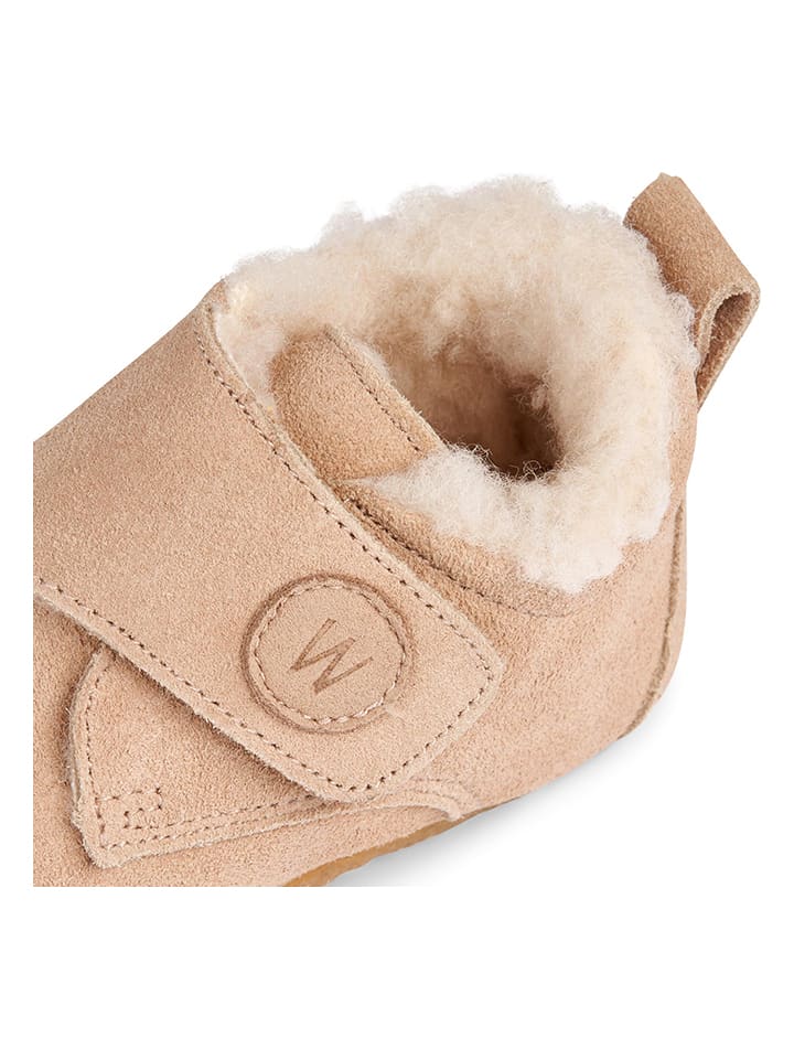 Wheat Leder-Hausschuhe 
