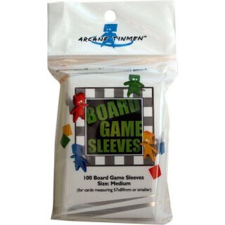 Board Game Sleeves Medium transparent (100 Stk.)