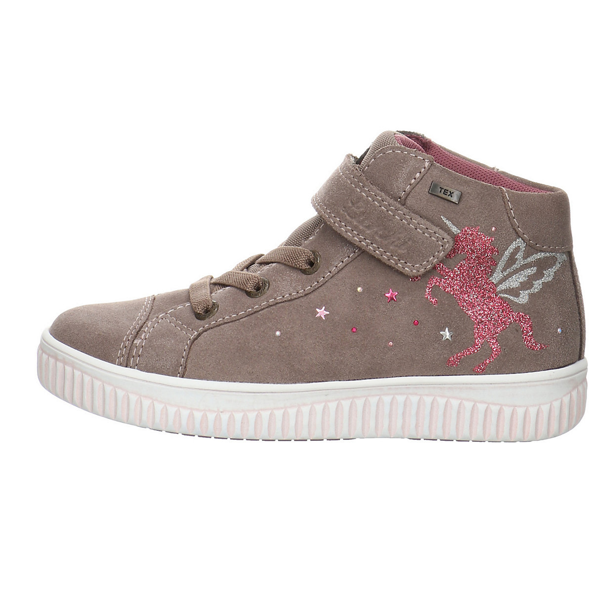 Mädchen Schnürhalbschuhe Yina-Tex Boots Kinderschuhe Veloursleder uni Halbschuhe