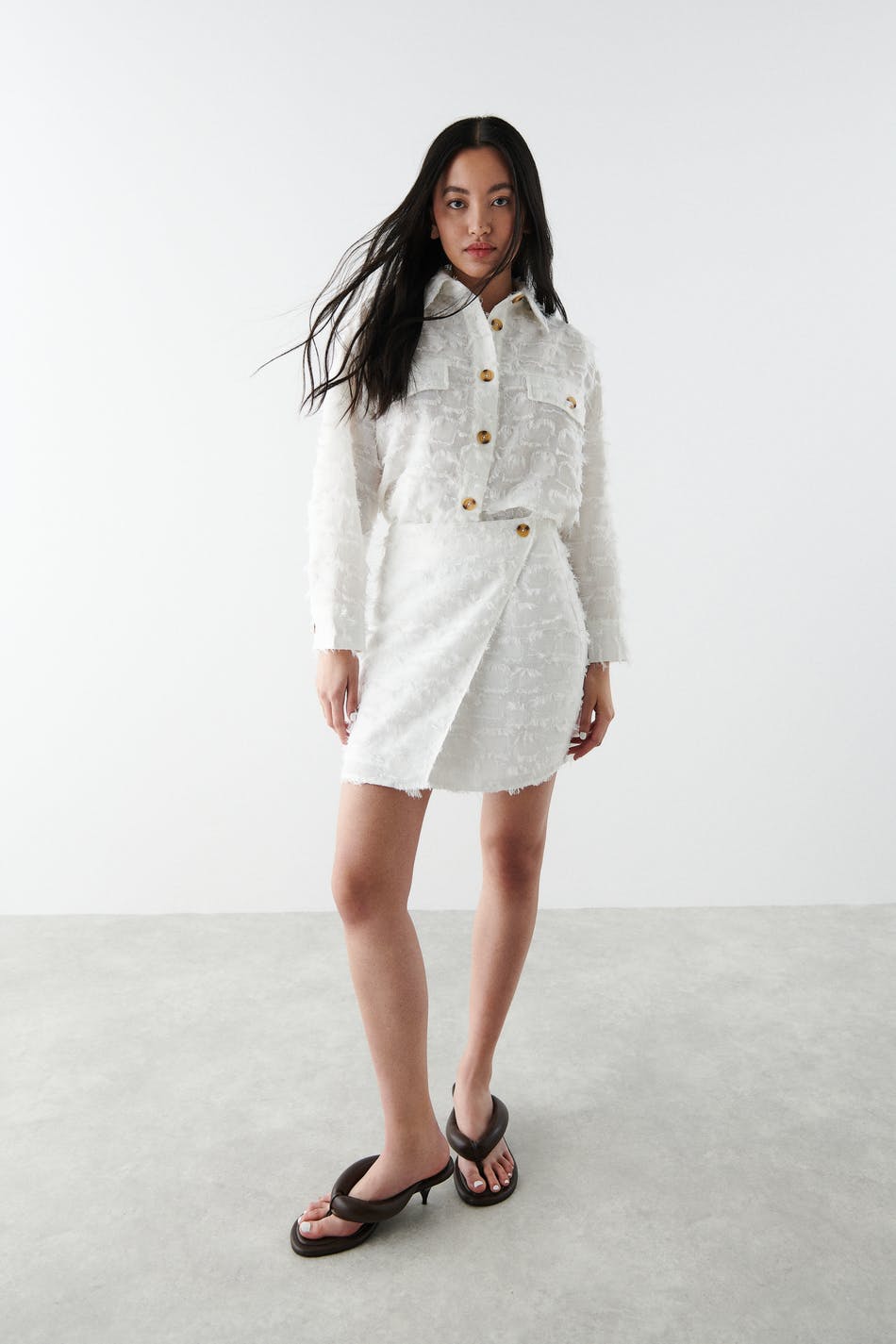 Maria fuzzy skirt