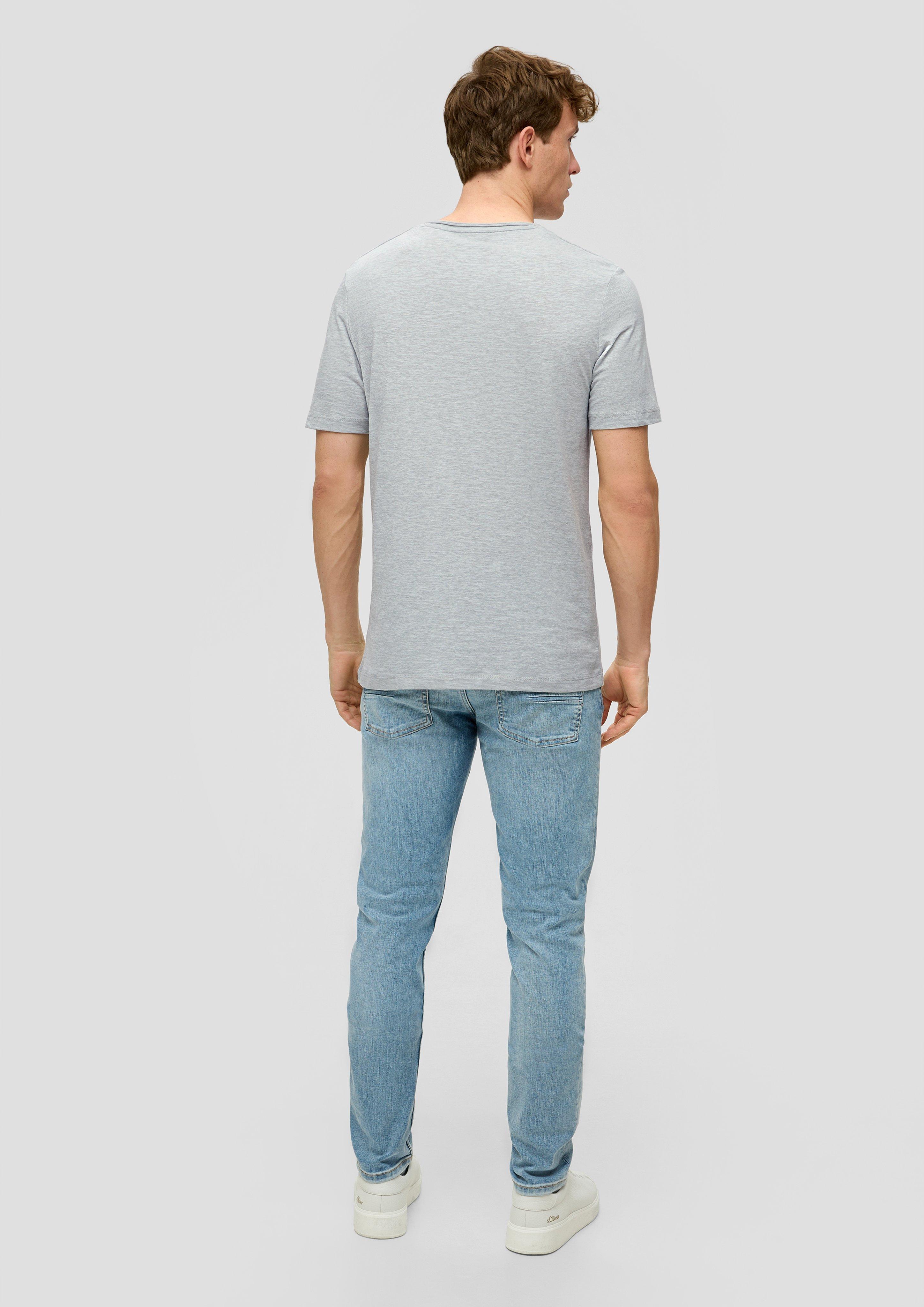 T-Shirt mit Flammgarnstruktur  2141468-9400