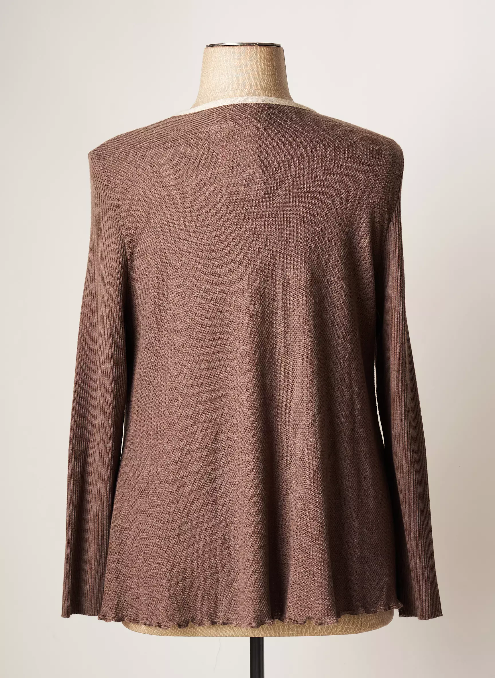 Francoise F Cardigans Femme couleur marron