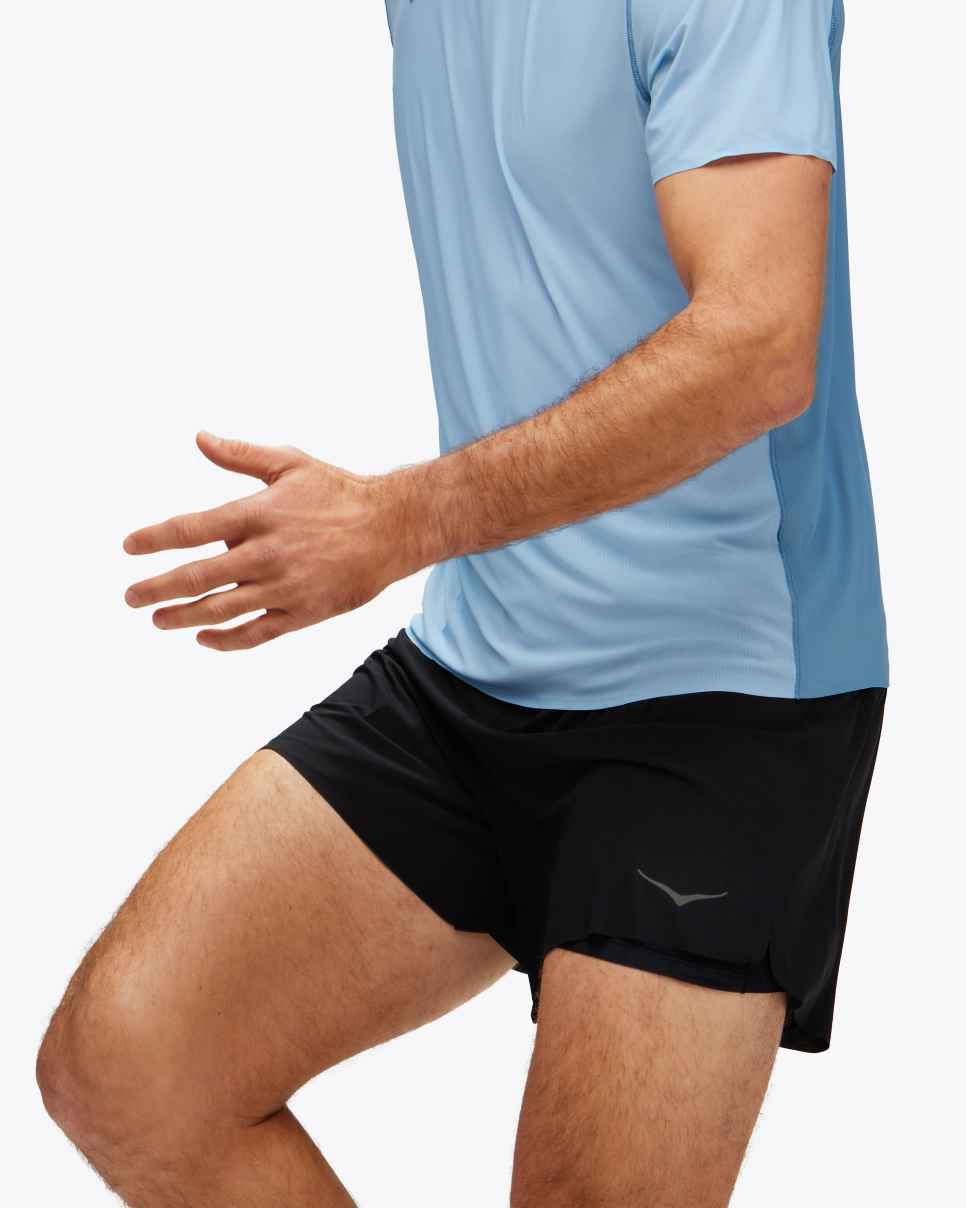 Glide 5-tommers Short 2-in-1 Black