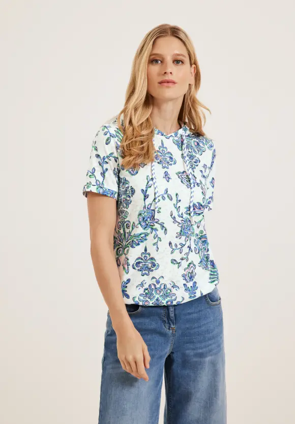CECIL Hoodie Burn Out Shirt