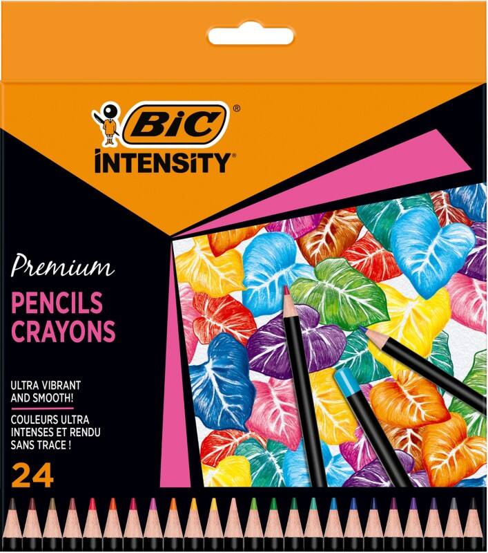 BIC Buntstift Intensity Premium 3.3 mm Mehrfarbig 24 Stück