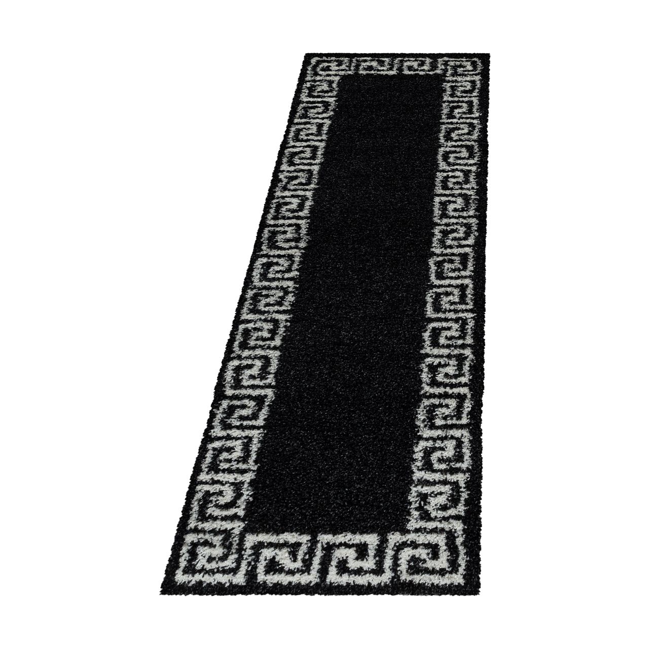 Ayyildiz Teppich, HERA 3301, ANTHRAZIT, 80 x 250 cm