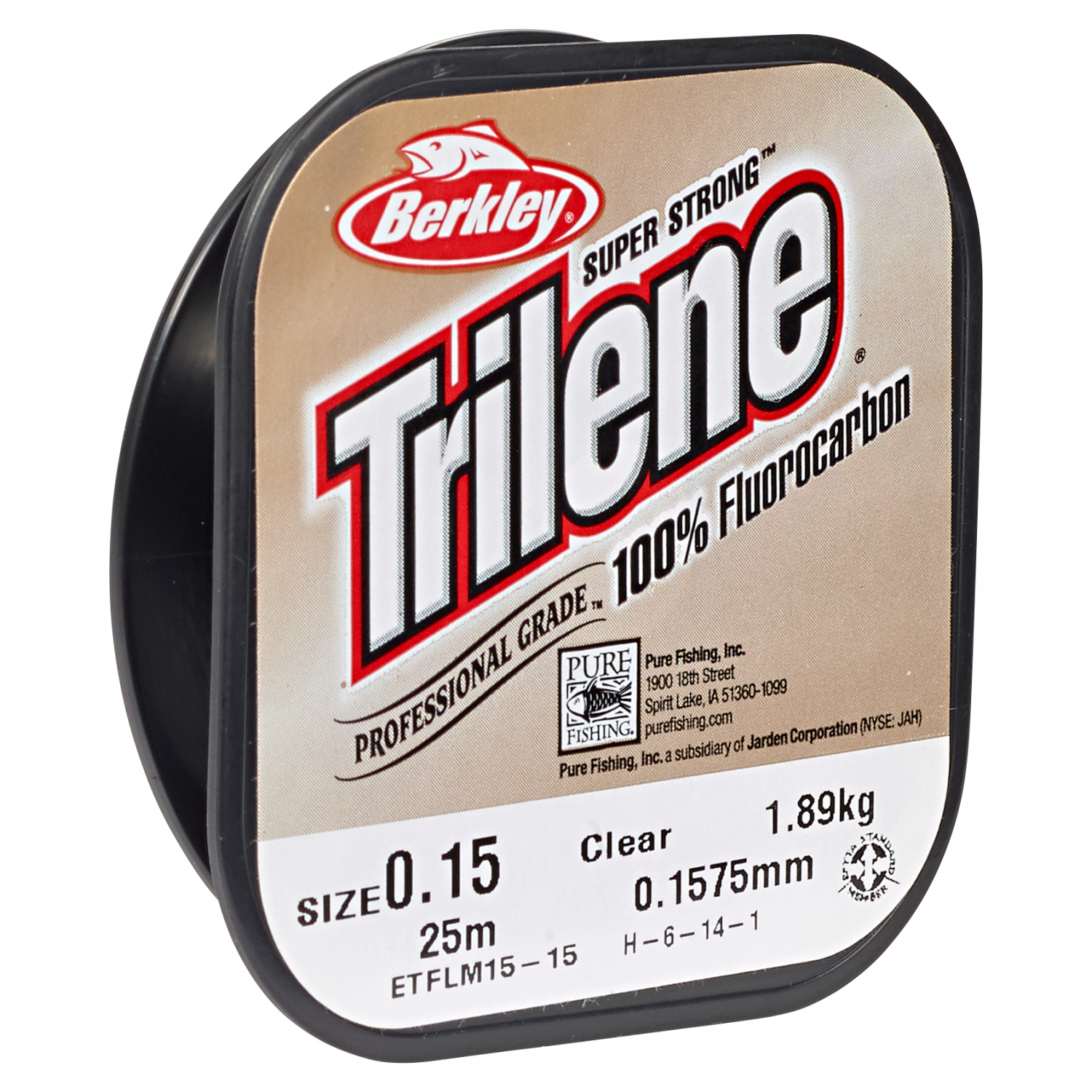 Berkley Vorfachmaterial Trilene Fluorocarbon Leader (transparent, 25 m)