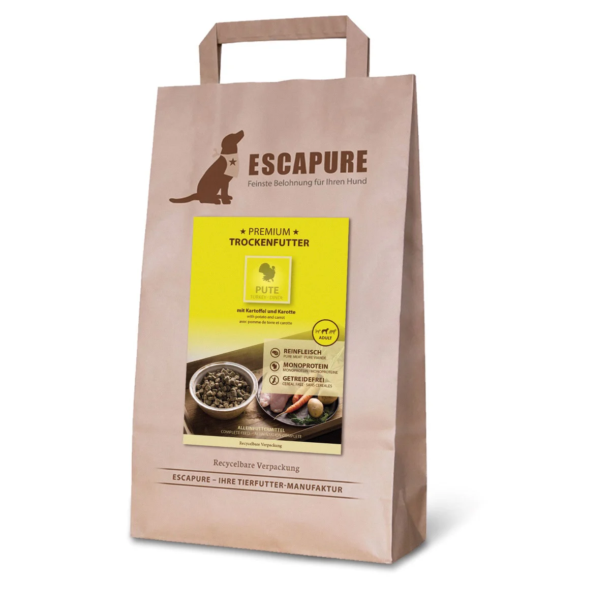 Escapure Pute Premium Trockenfutter Adult kaufen bei ZooRoyal
