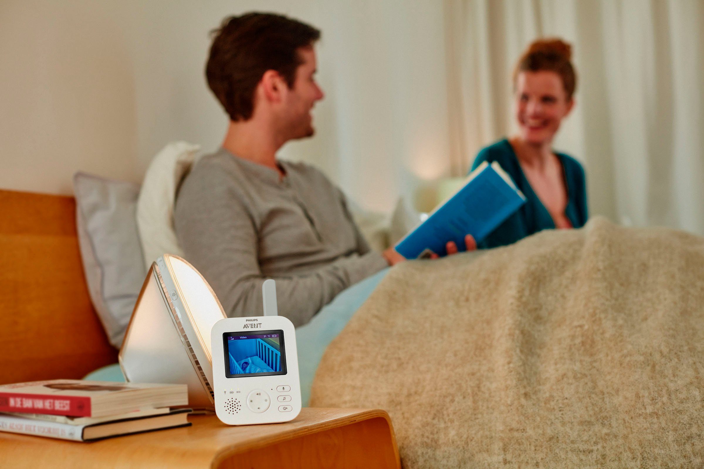 Philips AVENT Video-Babyphone SCD833/26, sichere Verbindung, 2,7 Zoll Farbdisplay, Eco-Mode